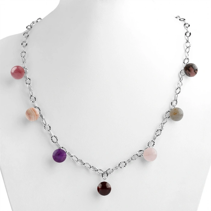 Özel Tasarım GÜMÜŞZİNCİR KOLYE:1742047053