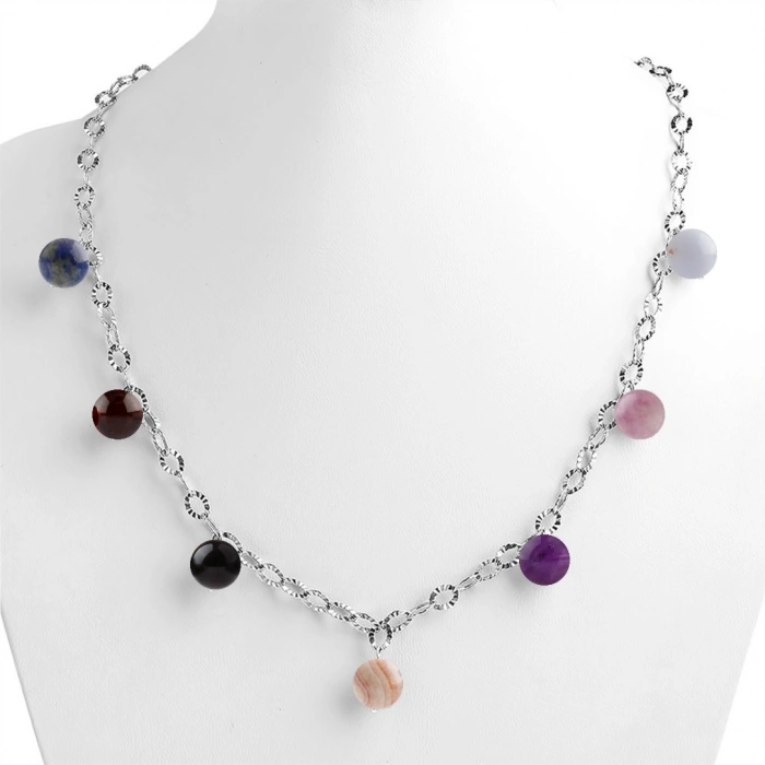 Özel Tasarım GÜMÜŞZİNCİR KOLYE:1742049843