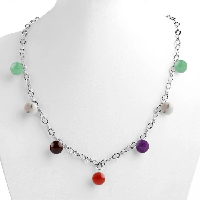 Özel Tasarım GÜMÜŞZİNCİR KOLYE:1742644772