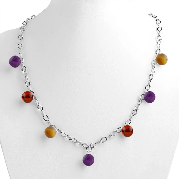 Özel Tasarım GÜMÜŞZİNCİR KOLYE:1743014758