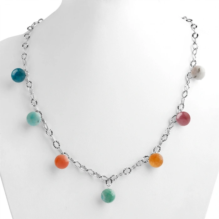 Özel Tasarım GÜMÜŞZİNCİR KOLYE:1743154391