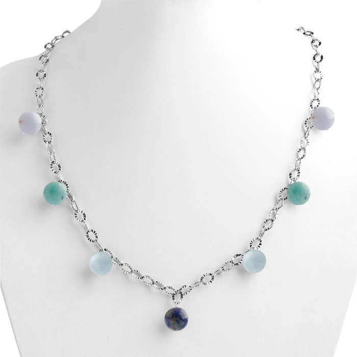 Özel Tasarım GÜMÜŞZİNCİR KOLYE:1743448997