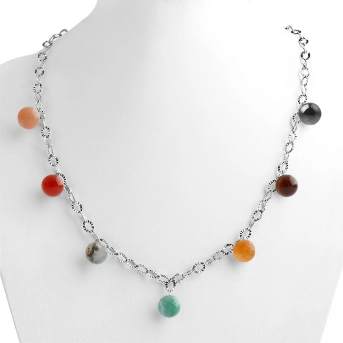 Özel Tasarım GÜMÜŞZİNCİR KOLYE:1743705026