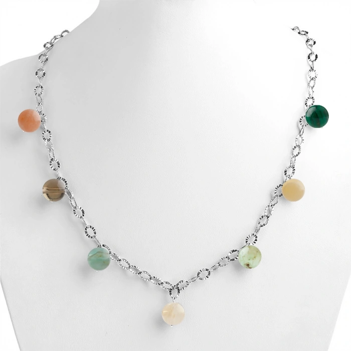 Özel Tasarım GÜMÜŞZİNCİR KOLYE:1743805665