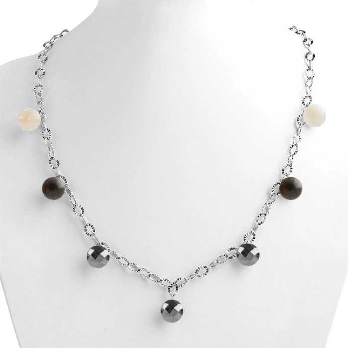 Özel Tasarım GÜMÜŞZİNCİR KOLYE:1743894013