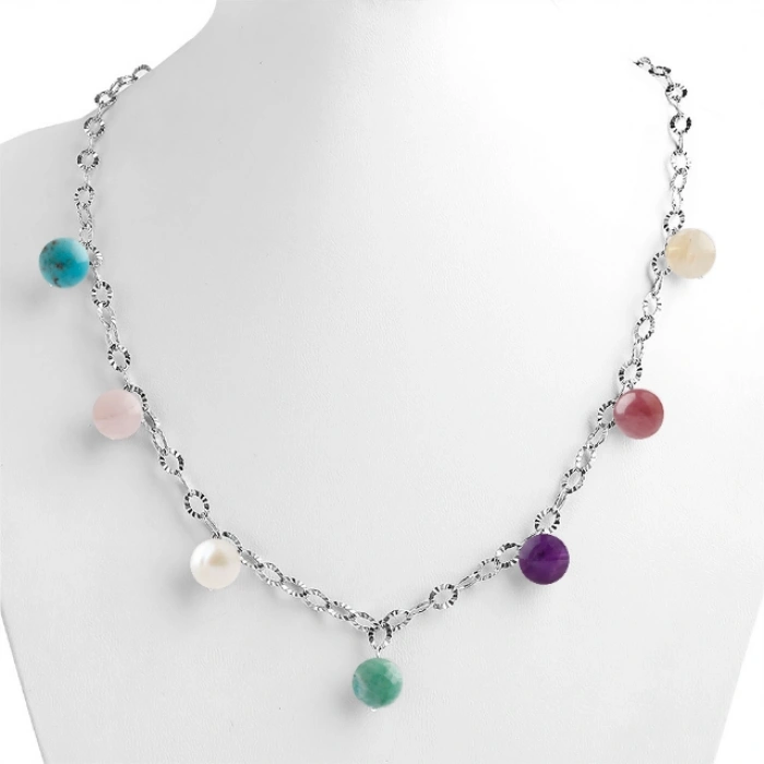 Özel Tasarım GÜMÜŞZİNCİR KOLYE:1744478916