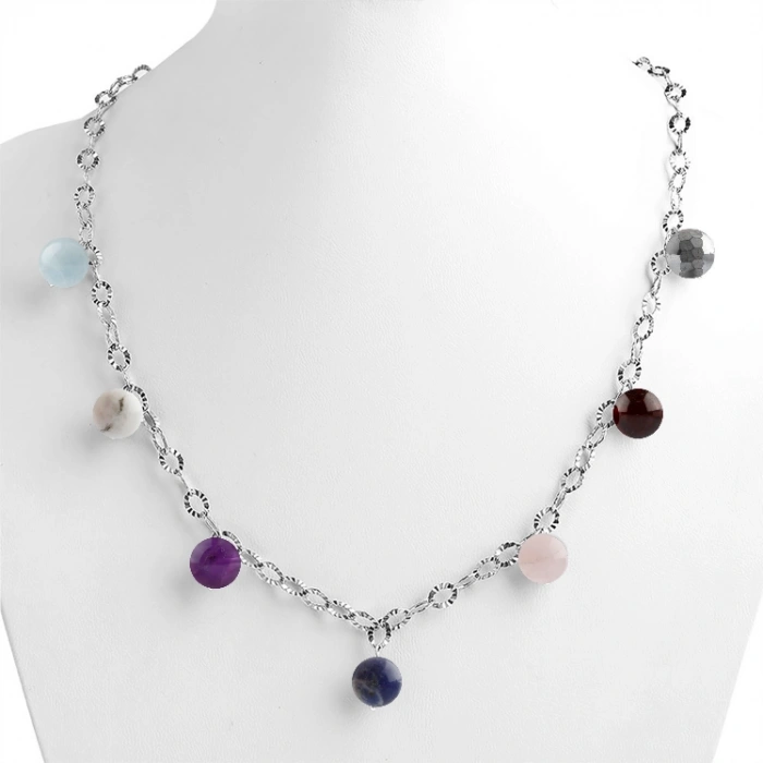 Özel Tasarım GÜMÜŞZİNCİR KOLYE:1744540136