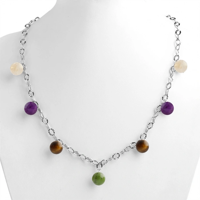 Özel Tasarım GÜMÜŞZİNCİR KOLYE:1744751535