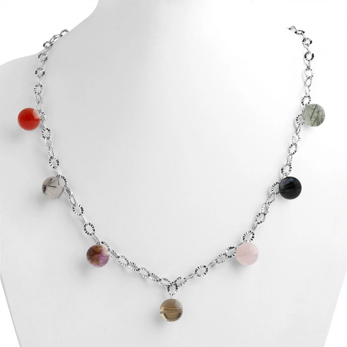 Özel Tasarım GÜMÜŞZİNCİR KOLYE:1744761551