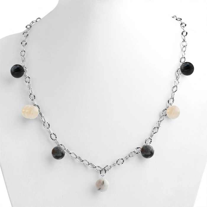 Özel Tasarım GÜMÜŞZİNCİR KOLYE:1745350256