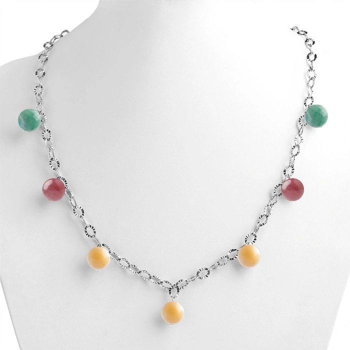 Özel Tasarım GÜMÜŞZİNCİR KOLYE:1745495323