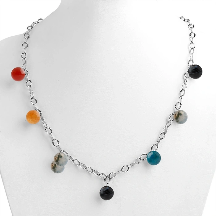 Özel Tasarım GÜMÜŞZİNCİR KOLYE:1745825718