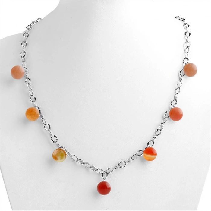 Özel Tasarım GÜMÜŞZİNCİR KOLYE:1746043152