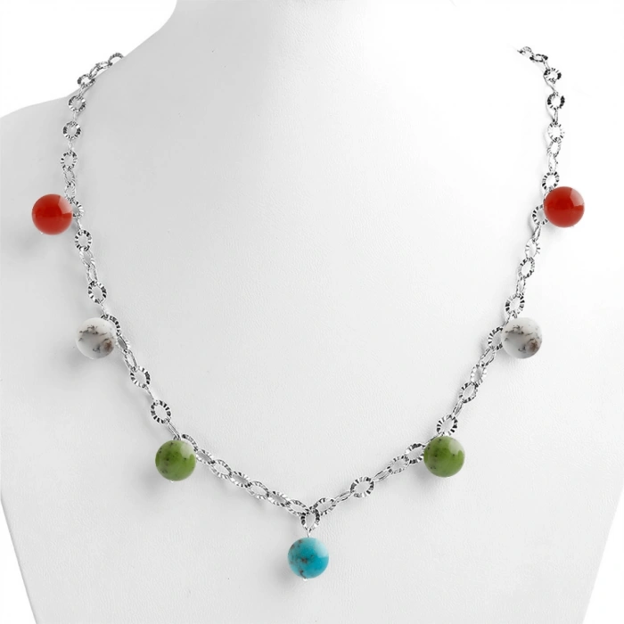 Özel Tasarım GÜMÜŞZİNCİR KOLYE:1746394483