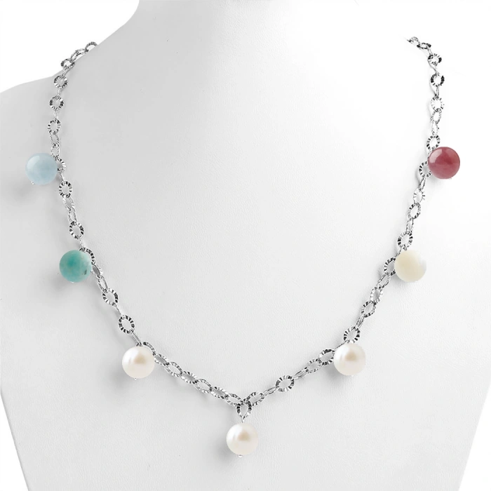 Özel Tasarım GÜMÜŞZİNCİR KOLYE:1746465274