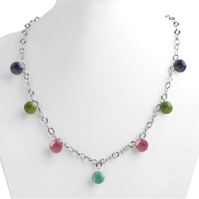 Özel Tasarım GÜMÜŞZİNCİR KOLYE:1746641298