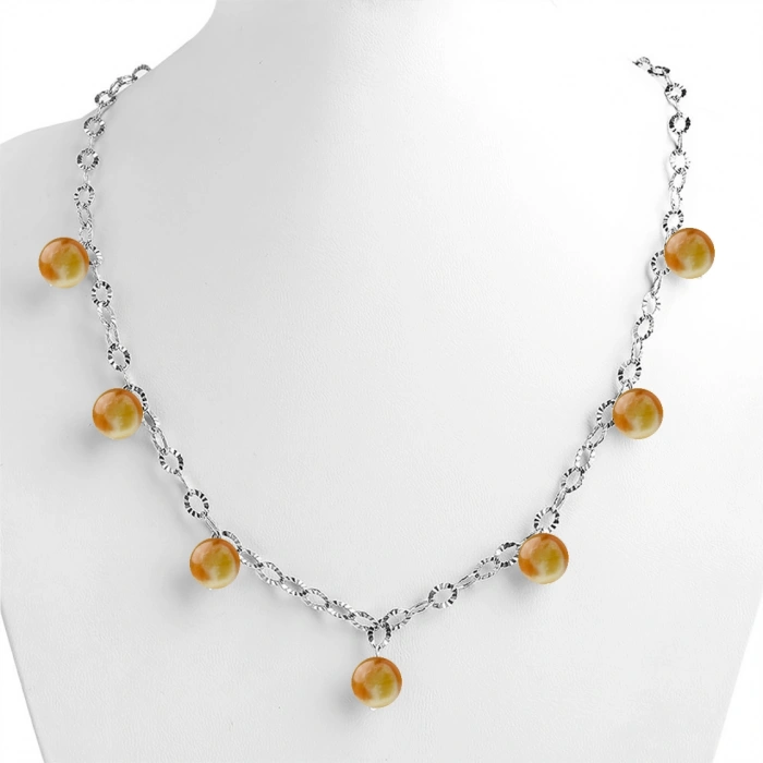 Özel Tasarım GÜMÜŞZİNCİR KOLYE:1747506257