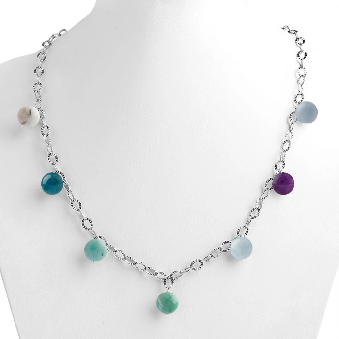 Özel Tasarım GÜMÜŞZİNCİR KOLYE:1747546696