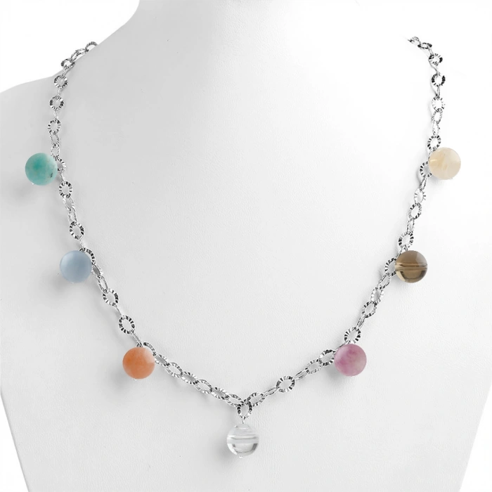 Özel Tasarım GÜMÜŞZİNCİR KOLYE:1747976627