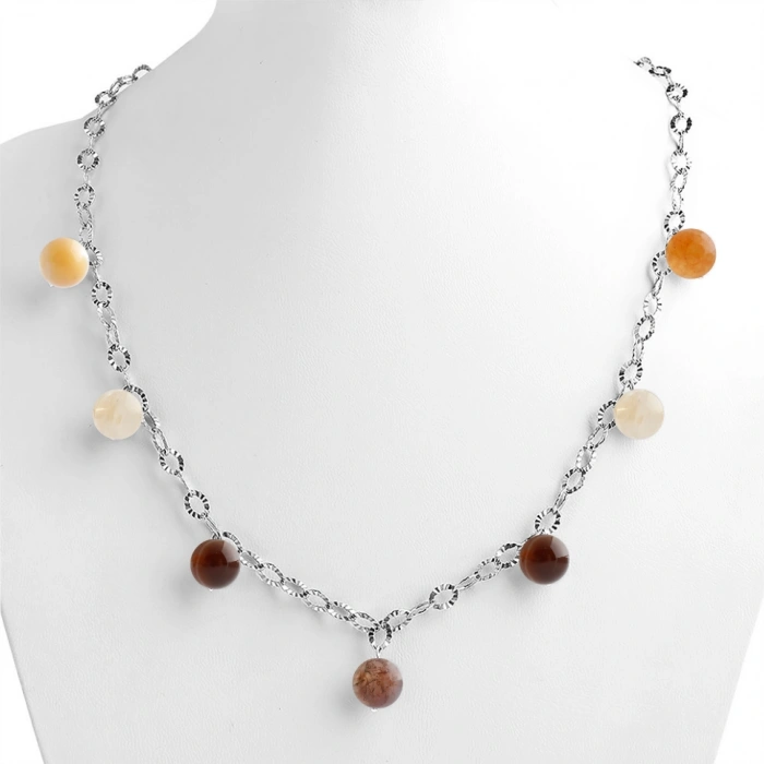 Özel Tasarım GÜMÜŞZİNCİR KOLYE:1748428129