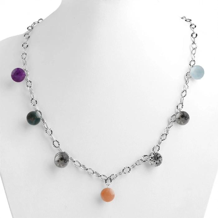 Özel Tasarım GÜMÜŞZİNCİR KOLYE:1748552924