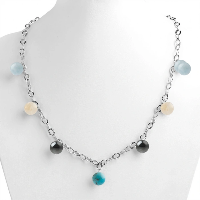 Özel Tasarım GÜMÜŞZİNCİR KOLYE:1748622793