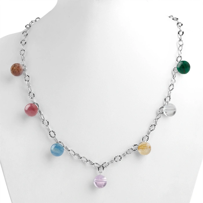 Özel Tasarım GÜMÜŞZİNCİR KOLYE:1748991617