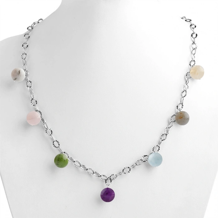 Özel Tasarım GÜMÜŞZİNCİR KOLYE:1749633813