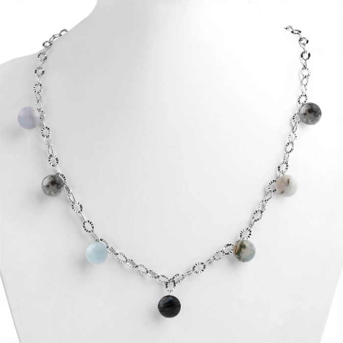 Özel Tasarım GÜMÜŞZİNCİR KOLYE:1749709539