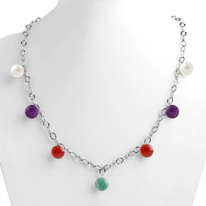 Özel Tasarım GÜMÜŞZİNCİR KOLYE:1749915071