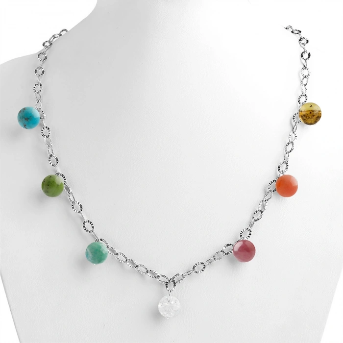 Özel Tasarım GÜMÜŞZİNCİR KOLYE:1750129380