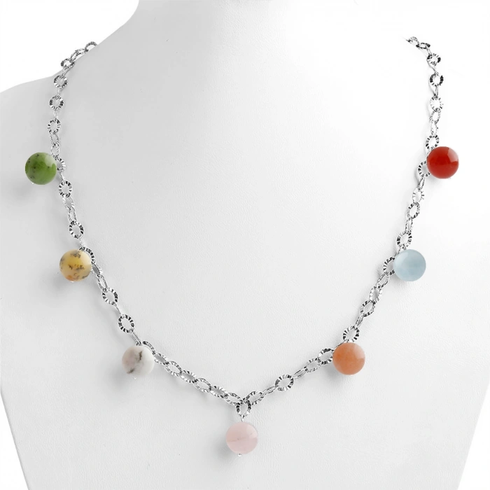 Özel Tasarım GÜMÜŞZİNCİR KOLYE:1750172613