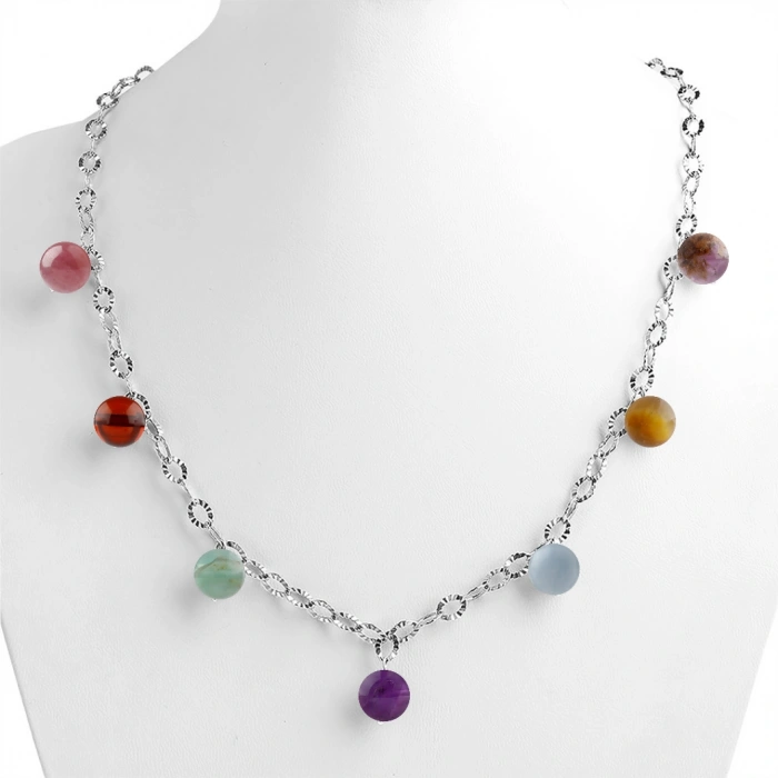 Özel Tasarım GÜMÜŞZİNCİR KOLYE:1750190931