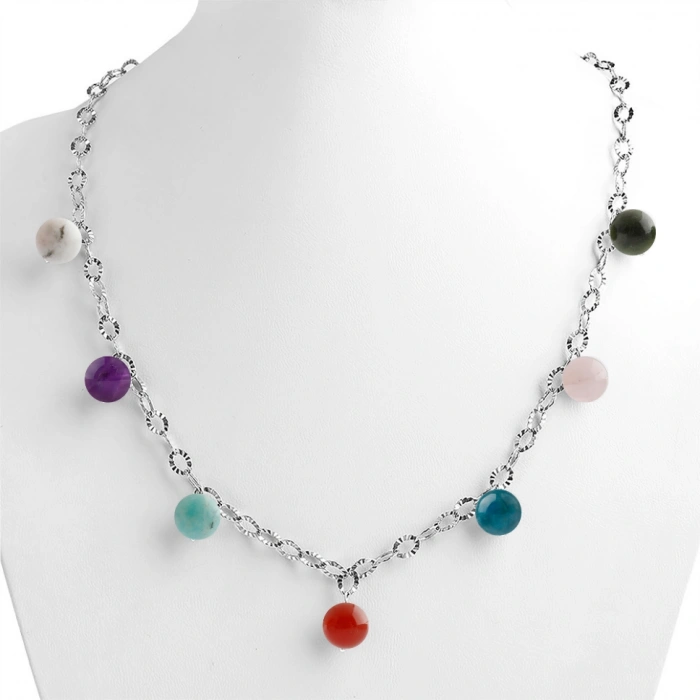 Özel Tasarım GÜMÜŞZİNCİR KOLYE:1750324828