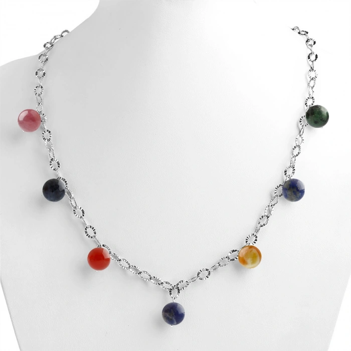 Özel Tasarım GÜMÜŞZİNCİR KOLYE:1750444888