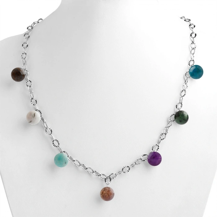 Özel Tasarım GÜMÜŞZİNCİR KOLYE:1750627576