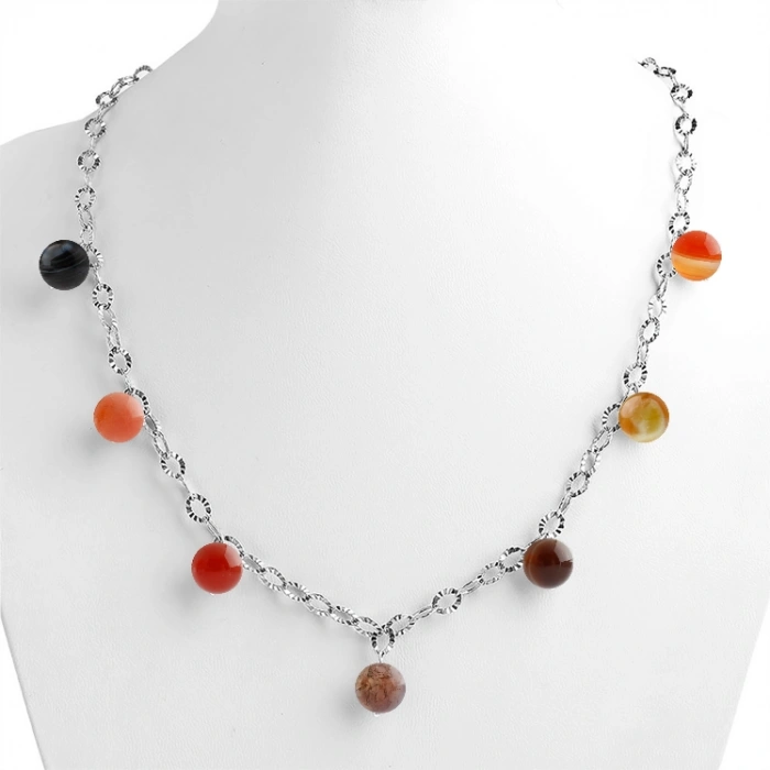 Özel Tasarım GÜMÜŞZİNCİR KOLYE:1750919841