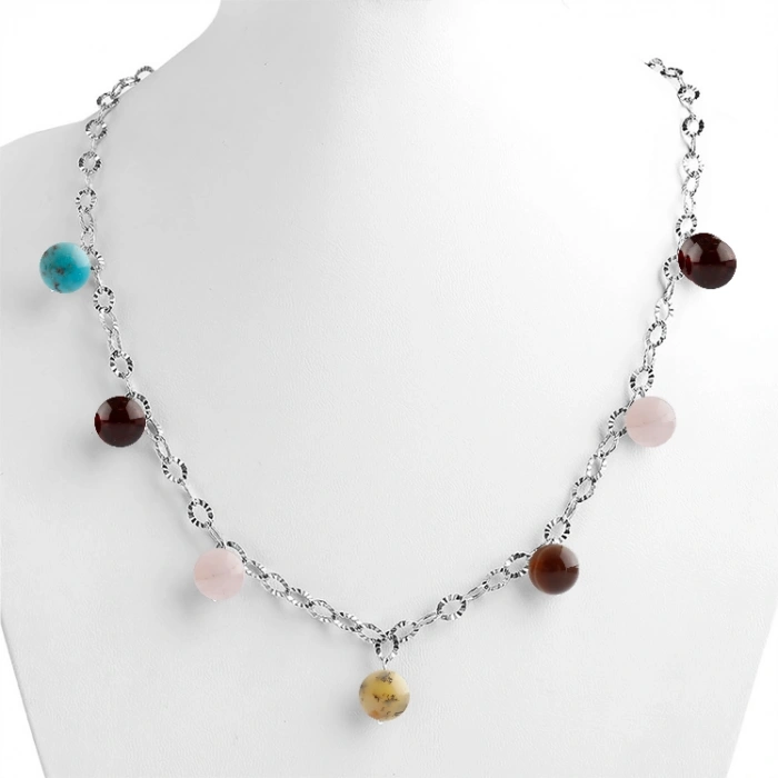 Özel Tasarım GÜMÜŞZİNCİR KOLYE:1751297465