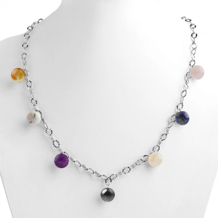 Özel Tasarım GÜMÜŞZİNCİR KOLYE:1752612347