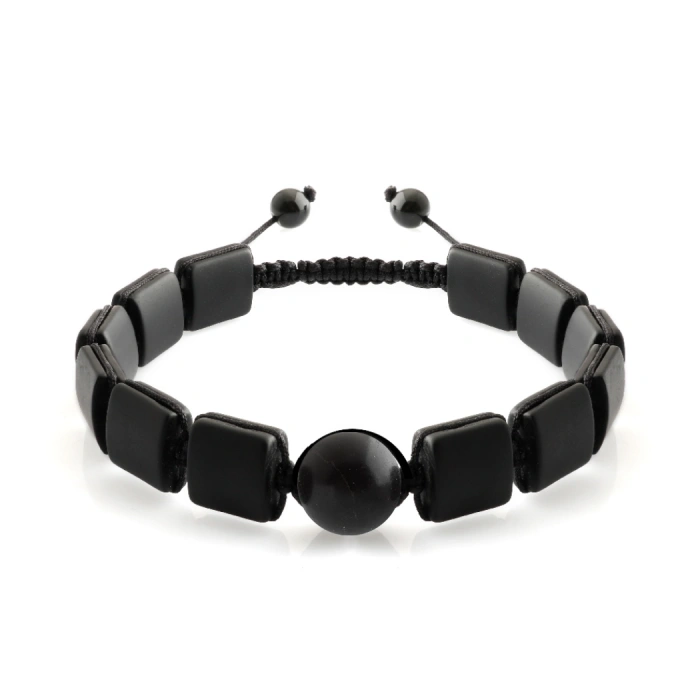 Özel Tasarım Kare Kesim Obsidyen:1734894992