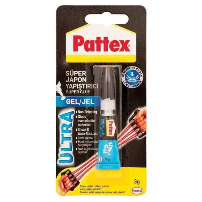 Pattex Ultrajel 3 Gr Süper Japon Yapıştırıcı