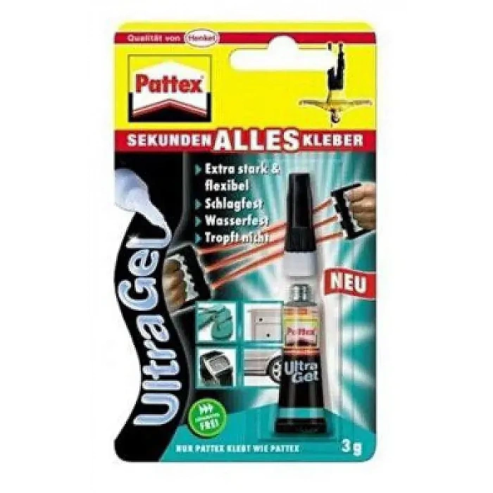 Pattex Ultrajel 3 gr Süper Japon Yapıştırıcı