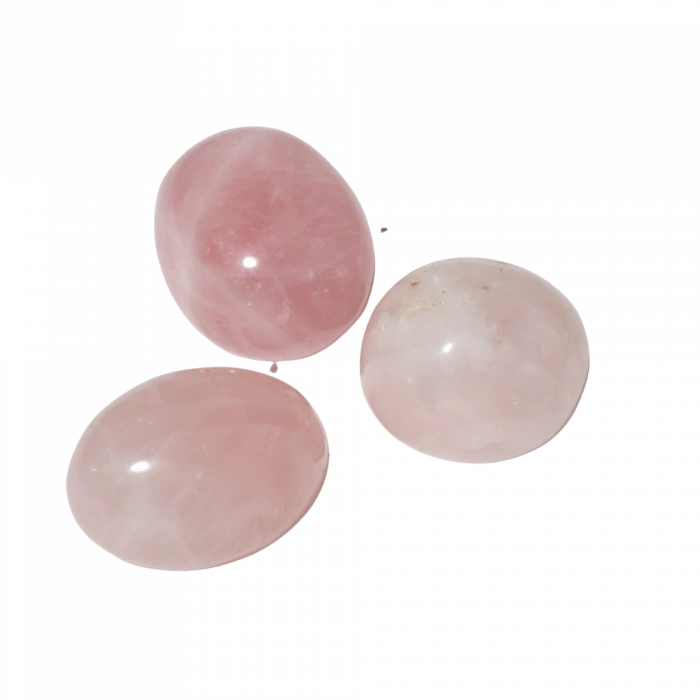 Pembe Kuvars (Gül Kuvars) Doğal Taş Tımbıl El Taşı