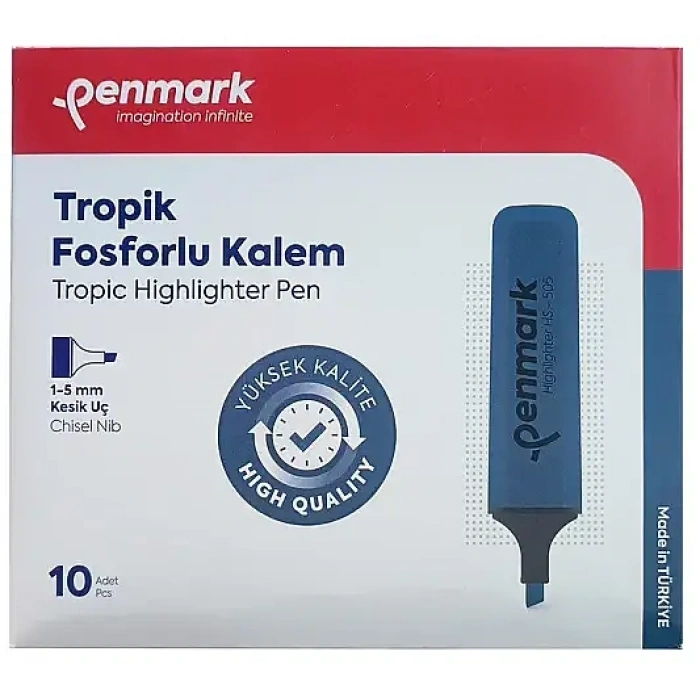 Penmark Tropik Fosforlu Kalem Uzay Mavi