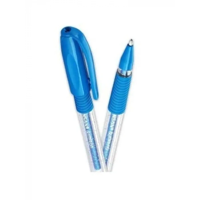 Pensan Glitter Simli Jel Kalem 1 Mm Mavi