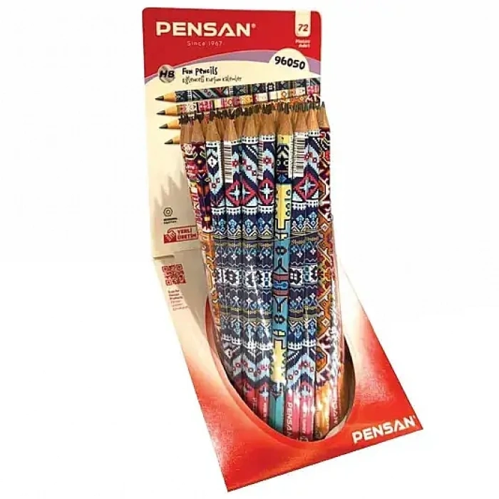 Pensan Kurşun Kalem Figürlü 12 Li