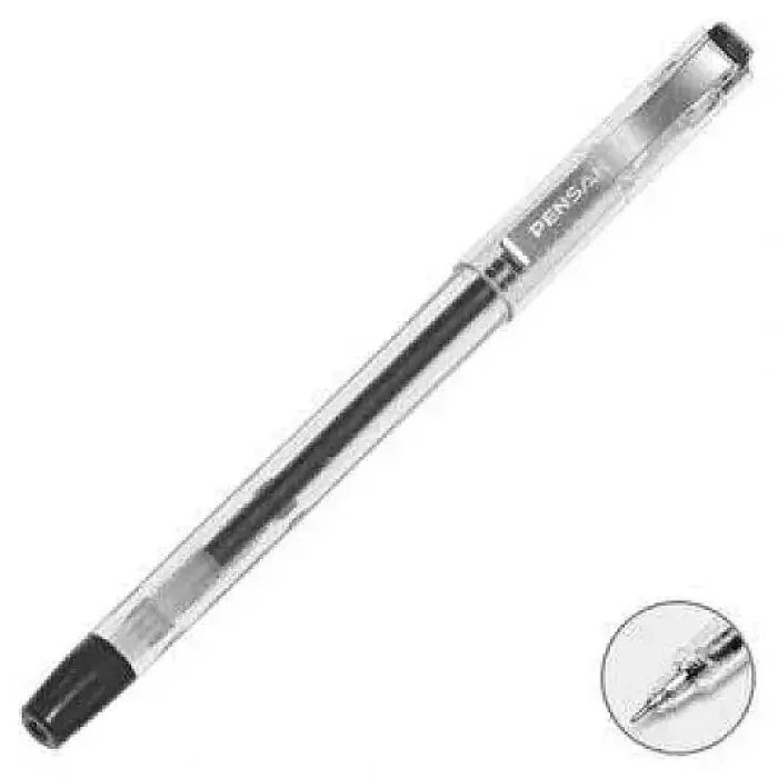 Pensan My-King Jel Metal Klips Kalem 0.5 mm Siyah