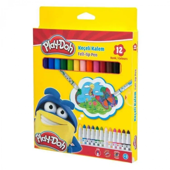 Play-Doh Keçeli Kalem 5Mm 12 Renk