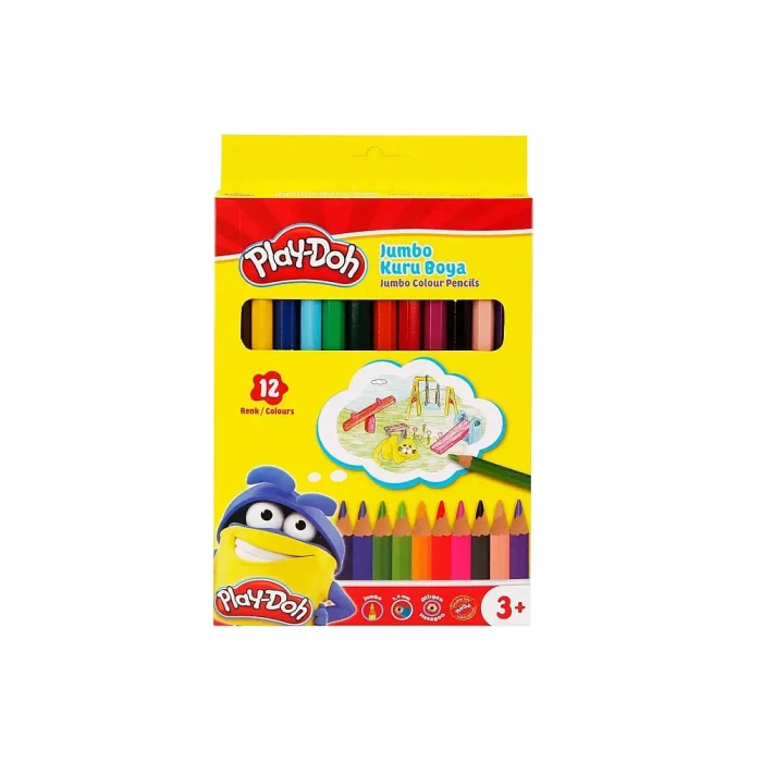 Play-Doh Kuruboya Jumbo 12 Renk