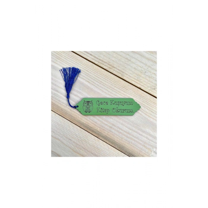 Püsküllü Ayraç - Gece Kuşuyum Kitap Okurum